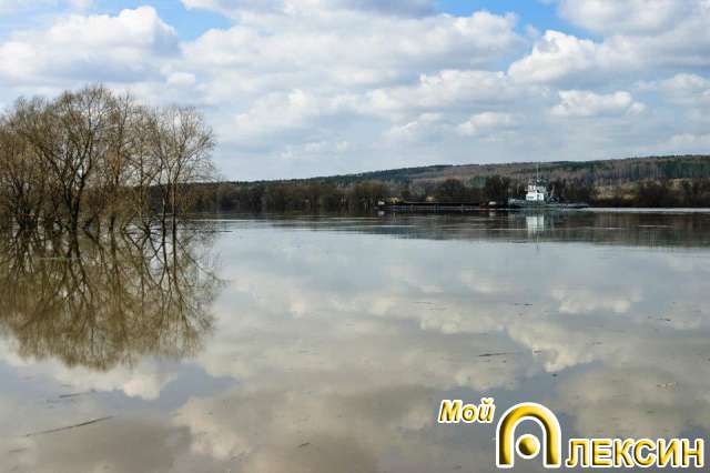 разлив. Апрель 2012. Алексин-Бор - Шахтёр