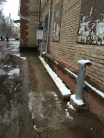 Грязь на придомовой территории по ул. Ленина 7