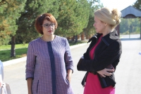 Инна Щербакова и Наталья Зыкова посетили алексинский оздоровительный лагерь «Сигнал»