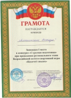 Новые успехи «Алексинских витязей»!